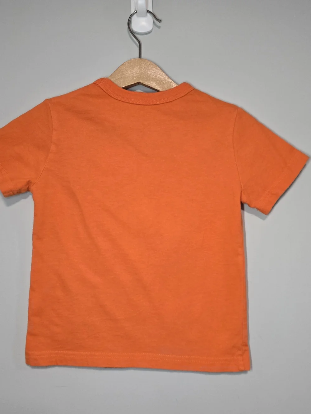 GAP Orange Kids T-Shirt with Yellow Construction Trucks